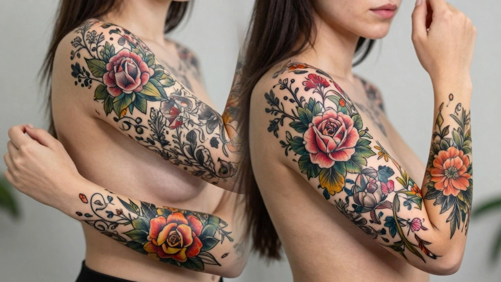 16 Upper Arm Half Sleeve Tattoo Ideas for Women Stylish Flow