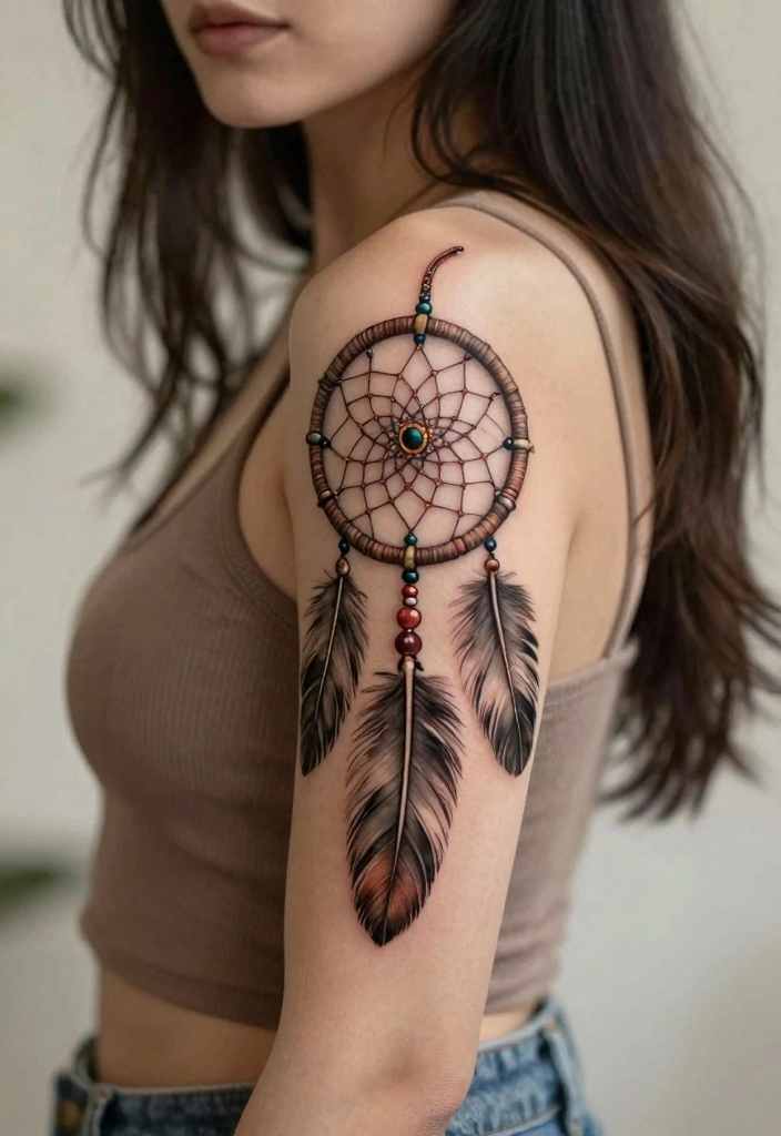 18 American Traditional Tattoo Flash Ideas Bold and Timeless 102 18 American Traditional Tattoo Flash Ideas Bold and Timeless 10. Dreamcatcher 0
