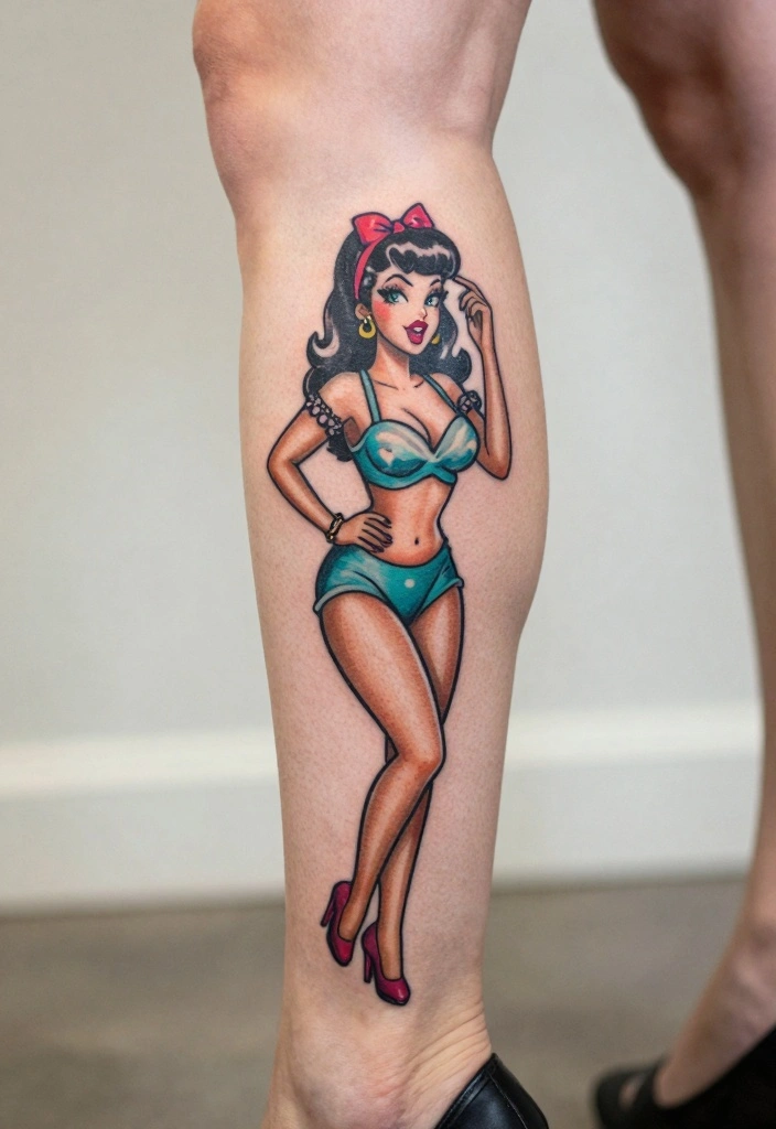 18 American Traditional Tattoo Flash Ideas Bold and Timeless 124 18 American Traditional Tattoo Flash Ideas Bold and Timeless 12. Pin Up Girl 0
