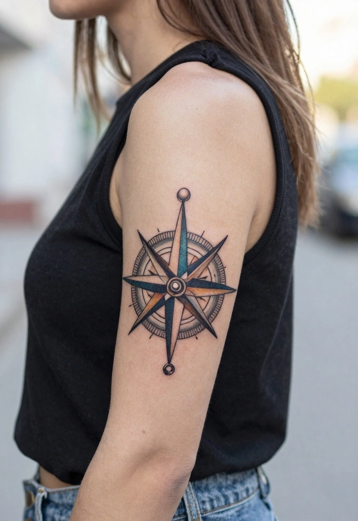 18 American Traditional Tattoo Flash Ideas Bold and Timeless 135 18 American Traditional Tattoo Flash Ideas Bold and Timeless 13. Compass Rose 0