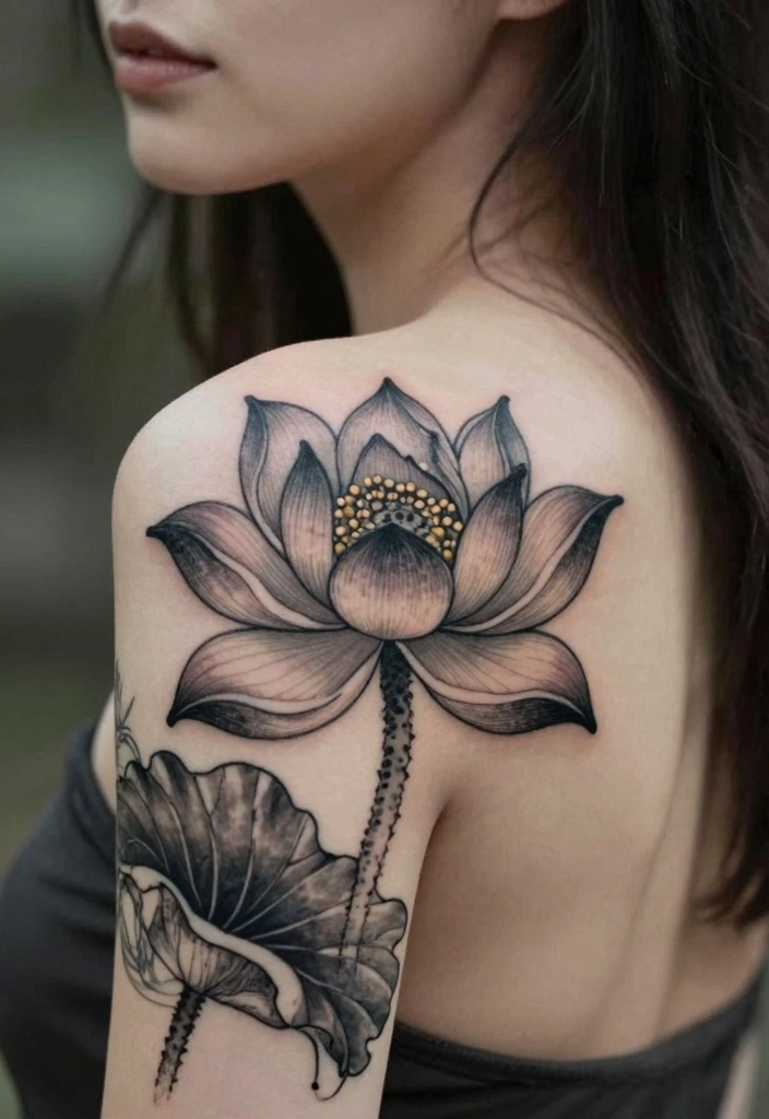18 American Traditional Tattoo Flash Ideas Bold and Timeless 146 18 American Traditional Tattoo Flash Ideas Bold and Timeless 14. Lotus Flower 0