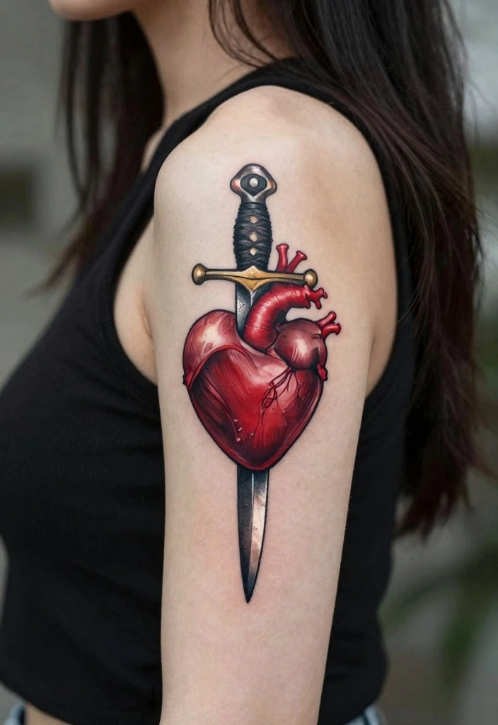 18 American Traditional Tattoo Flash Ideas Bold and Timeless 12 18 American Traditional Tattoo Flash Ideas Bold and Timeless 2. Dagger Through a Heart 0