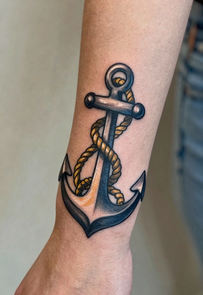 18 American Traditional Tattoo Flash Ideas Bold and Timeless 45 18 American Traditional Tattoo Flash Ideas Bold and Timeless 5. Anchor with Rope 0