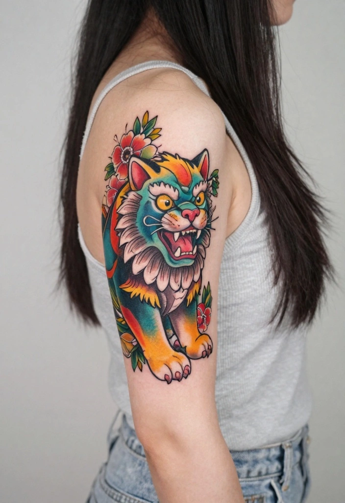18 Irezumi Tattoo Ideas: Traditional Japanese Style Inspiration 111 18 Irezumi Tattoo Ideas Traditional Japanese Style Inspiration 11. Guardian Lion Dog 0