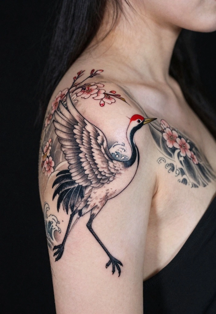 18 Irezumi Tattoo Ideas: Traditional Japanese Style Inspiration 144 18 Irezumi Tattoo Ideas Traditional Japanese Style Inspiration 14. The Symbolism of the Crane 0
