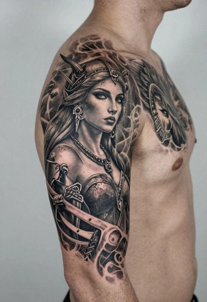 18 Viking Style Tattoo Ideas From Minimal to Full Sleeve 10. The Freyja Symbol 0
