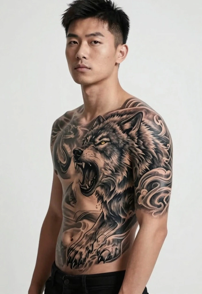 18 Viking Style Tattoo Ideas From Minimal to Full Sleeve 13. Berserker Tattoo 0