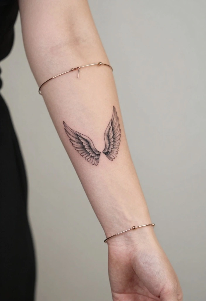 10 Angel Wing Wrist Tattoo Ideas Delicate and Meaningful 4. Miniature Wing Charm 0