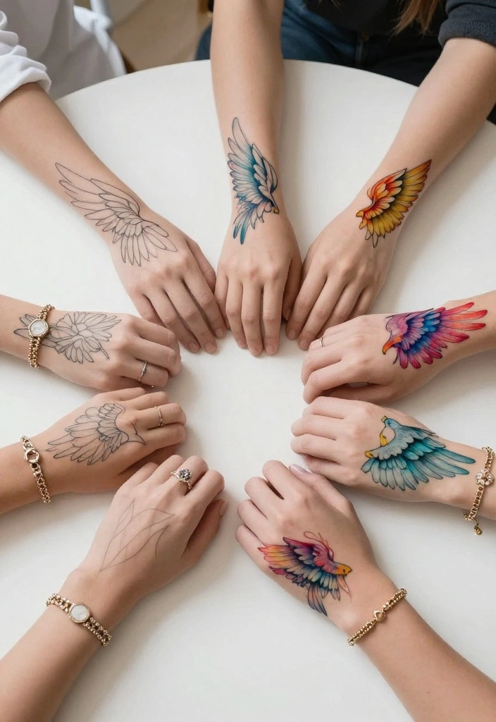 10 Angel Wing Wrist Tattoo Ideas Delicate and Meaningful Conclusion 0