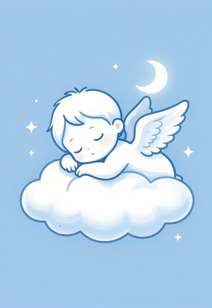 12 Baby Angel Tattoo Design Ideas: Soft and Innocent 12 12 Baby Angel Tattoo Design Ideas Soft and Innocent 2. Peaceful Baby Angel Sleeping 0