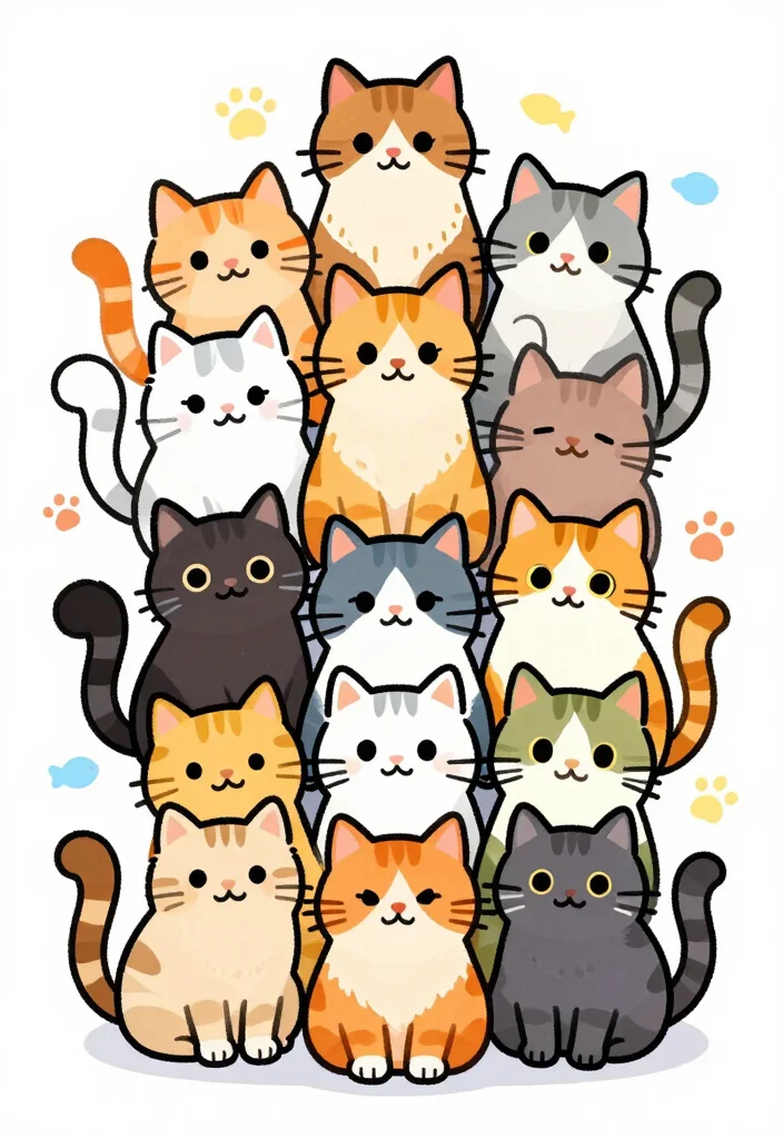 12 Funny Cat Tattoo Ideas: Playful and Creative 26 12 Funny Cat Tattoo Ideas Playful and Creative 6. Cat Stacking 0