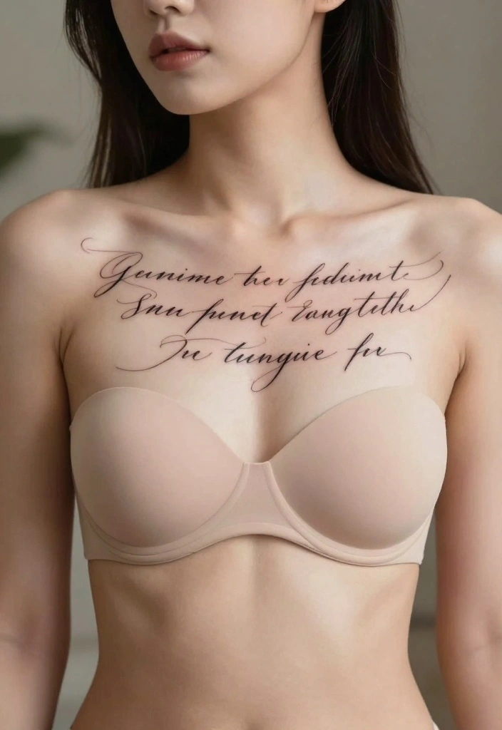 12 Side Chest Tattoo Ideas for Women Feminine and Bold 3. Inspirational Quotes 0