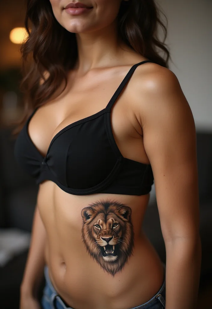 12 Side Chest Tattoo Ideas for Women Feminine and Bold 5. Animal Symbols 0