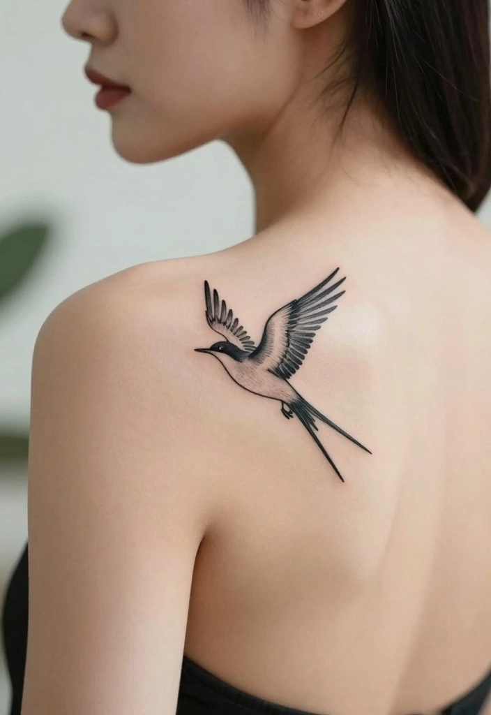 12 Top Back Tattoo Ideas for Women Clean and Stylish 5. Animal Silhouettes 0