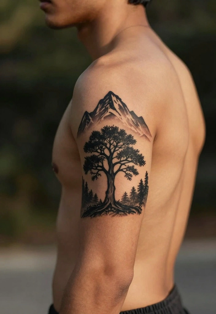 14 Back of Arm Tattoo Ideas for Men: Clean and Masculine 3 14 Back of Arm Tattoo Ideas for Men Clean and Masculine 3. Nature Inspired Designs 0