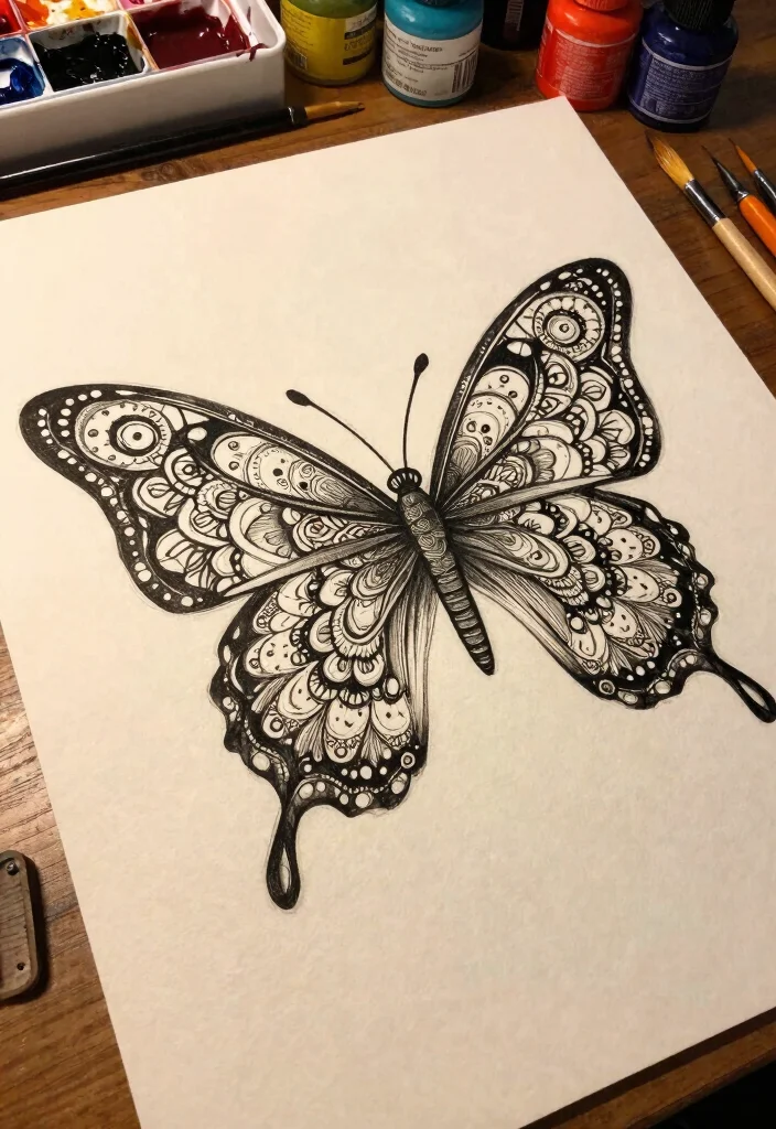 14 Butterfly Tattoo Drawing Ideas Artistic Inspiration 5. Mandala Butterfly Tattoos 0