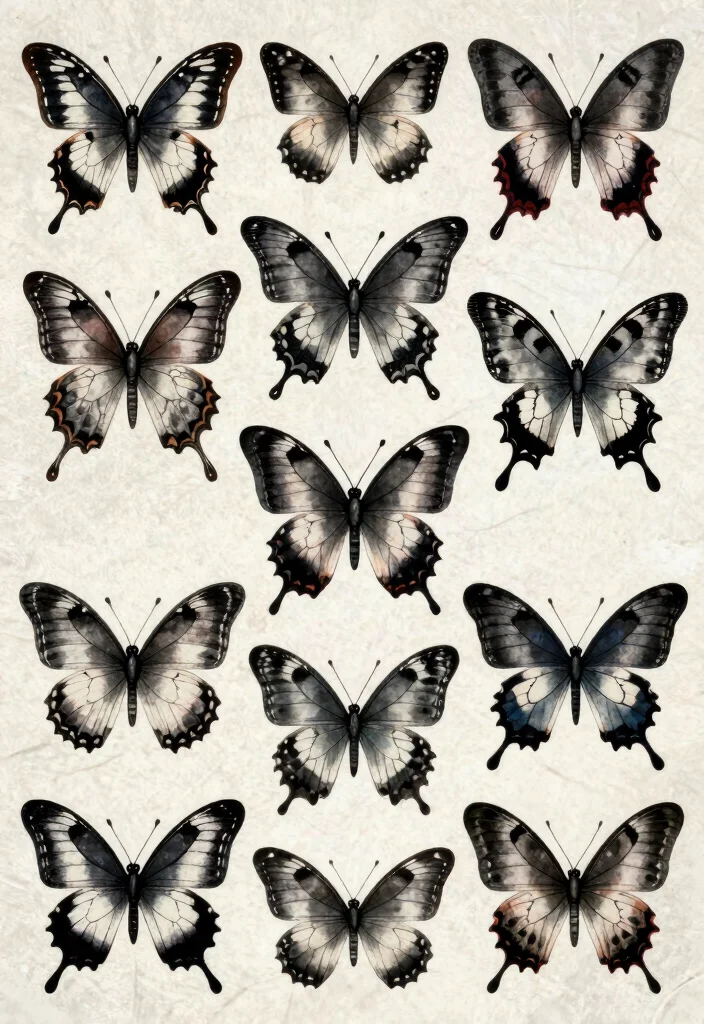 14 Gothic Butterfly Tattoo Design Ideas Dark and Elegant 14. Mixing Styles 0