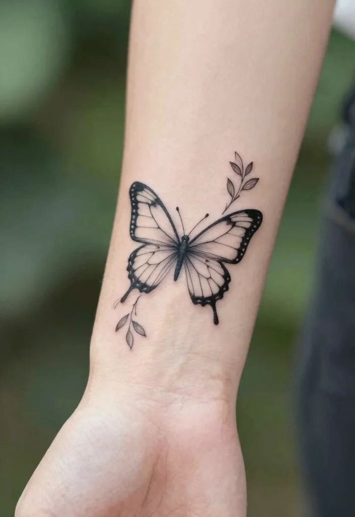 14 Simple Butterfly Tattoo Design Ideas Clean and Cute 1 14 Simple Butterfly Tattoo Design Ideas Clean and Cute 1. Minimalist Line Butterfly 0
