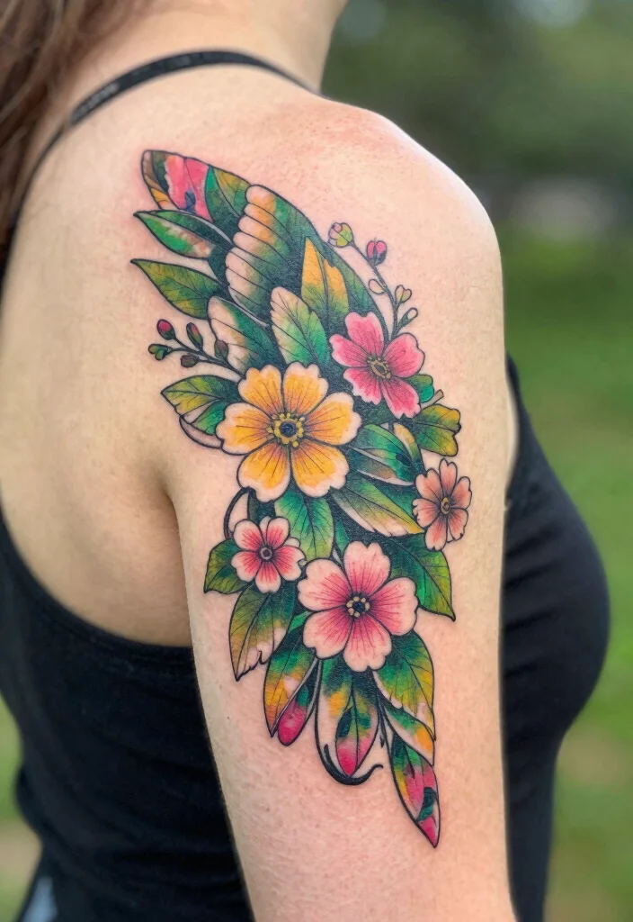 14 Wings Tattoo Ideas on the Back Powerful and Symbolic 12. Nature Inspired Wings Embracing Life 0