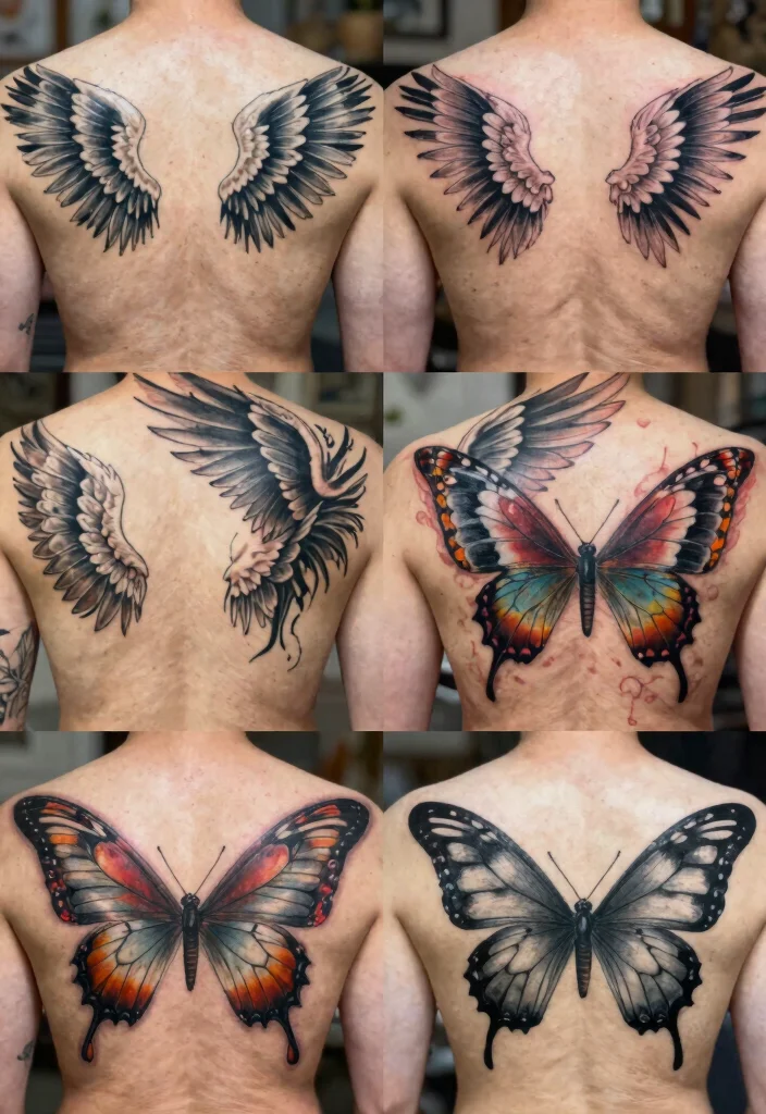 14 Wings Tattoo Ideas on the Back Powerful and Symbolic Conclusion 0