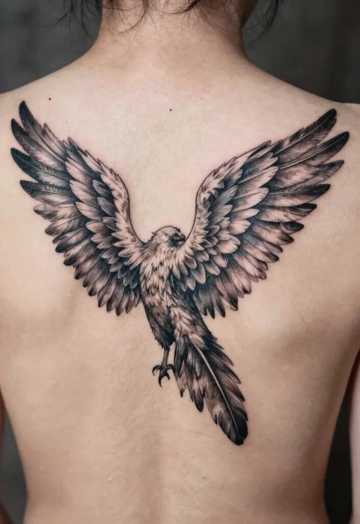 15 Angel Wings Tattoo Design Ideas Elegant and Versatile 6. Feathered Wings 0