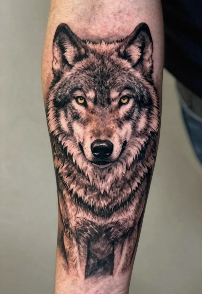 16 Arm Tattoo Cover Up Ideas Creative and Effective 11. Animal Portraits 0