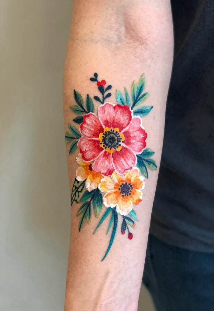 16 Arm Tattoo Cover Up Ideas Creative and Effective 7. Temporary Tattoo Solutions 0