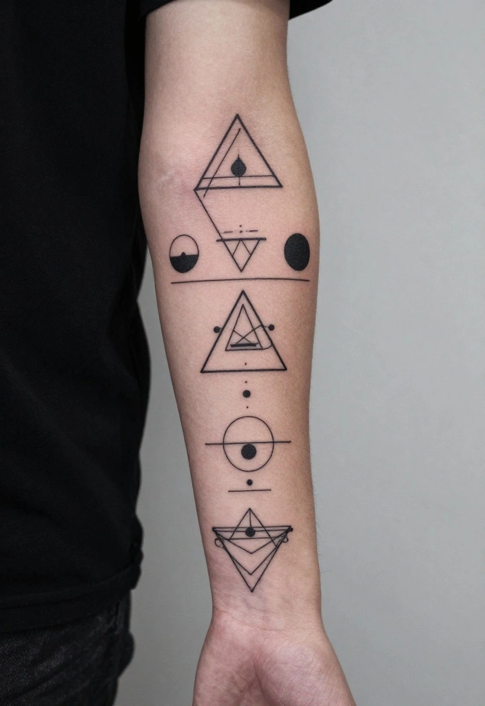 16 Tattoo Design Ideas for Men Detailed and Bold 4. Bold Geometric Patterns 0