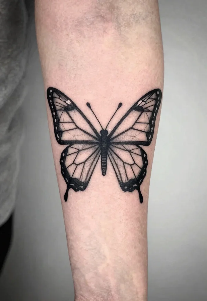 16 Unique Butterfly Tattoo Design Ideas Artistic and Fresh 2. Geometric Butterfly Perfection 0