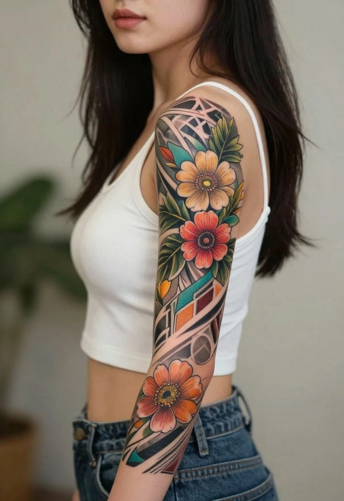 18 Arm Tattoo Ideas for Women Elegant and Expressive 14. Tattoo Sleeves 0