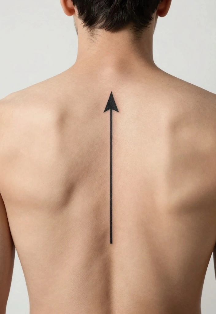 18 Back Tattoo Ideas for Men Bold and Masculine Minimalist Designs 10. Symbolic Shapes 0