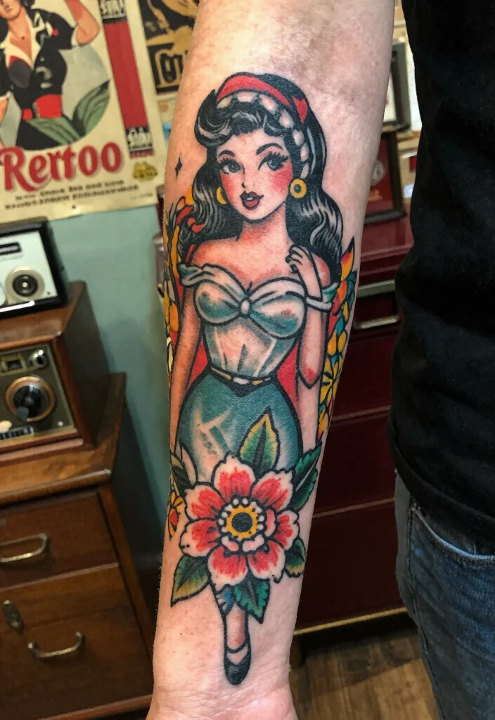 18 Half Arm Sleeve Tattoo Ideas Balanced and Stylish 31 18 Half Arm Sleeve Tattoo Ideas Balanced and Stylish 11. Vintage Aesthetics 0