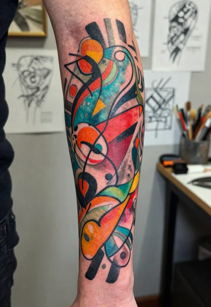 18 Half Arm Sleeve Tattoo Ideas Balanced and Stylish 5 18 Half Arm Sleeve Tattoo Ideas Balanced and Stylish 5. Abstract Patterns 0