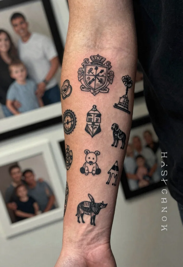 18 Half Arm Sleeve Tattoo Ideas Balanced and Stylish 6 18 Half Arm Sleeve Tattoo Ideas Balanced and Stylish 6. Personal Symbols 0