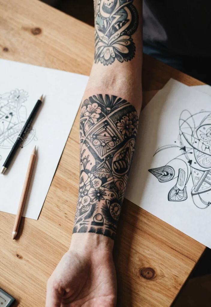 18 Half Arm Sleeve Tattoo Ideas Balanced and Stylish 69 18 Half Arm Sleeve Tattoo Ideas Balanced and Stylish Conclusion 0