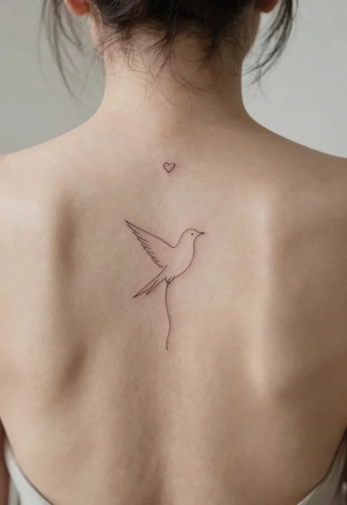 9 Billie Eilish Back Tattoo Inspired Design Ideas 5. Minimalist Symbols 0
