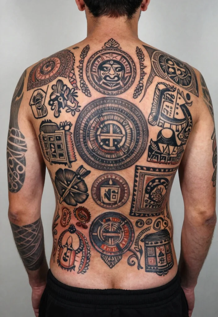 9 Billie Eilish Back Tattoo Inspired Design Ideas 9. Cultural Symbols 0