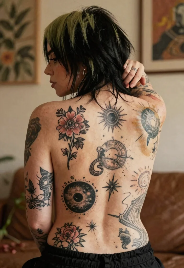 9 Billie Eilish Back Tattoo Inspired Design Ideas Conclusion 0