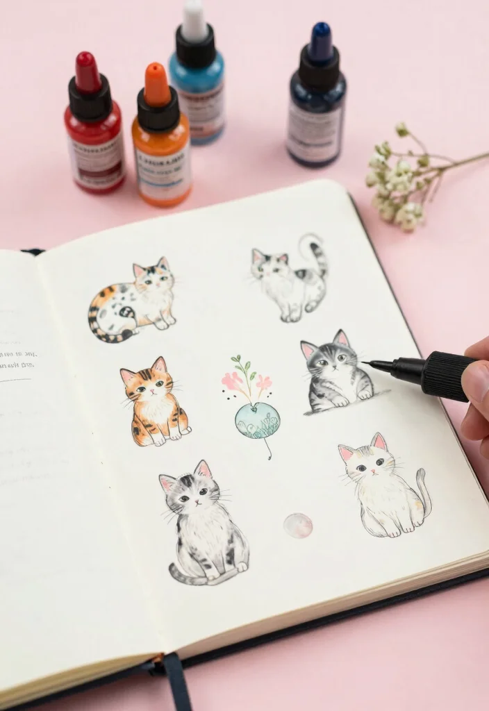 9 Mini Cat Tattoo Ideas Cute and Compact Conclusion 0